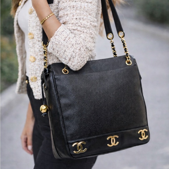 CHANEL Handbags - Chanel Triple CC Vintage Shoulder Bag